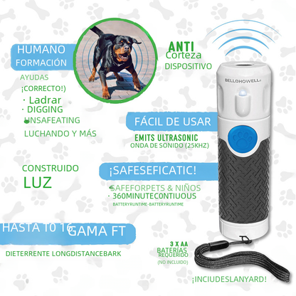 BarkControl Pro™ | Entrenador Ultrasónico para Perros