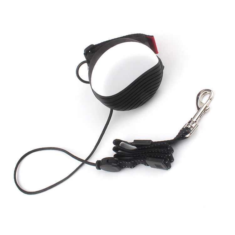 Correa retráctil automática ligera para perros, correa de tracción duradera para mascotas, arnés ajustable, collares de cuerda de nailon para perros, cables para mascotas