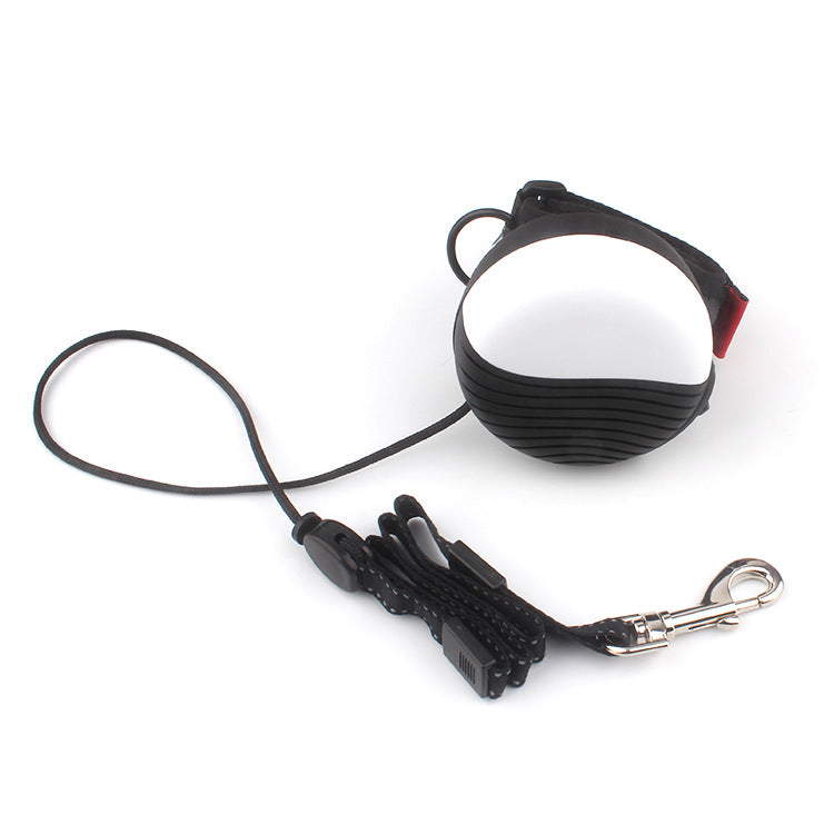 Correa retráctil automática ligera para perros, correa de tracción duradera para mascotas, arnés ajustable, collares de cuerda de nailon para perros, cables para mascotas