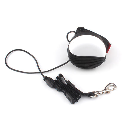 Correa retráctil automática ligera para perros, correa de tracción duradera para mascotas, arnés ajustable, collares de cuerda de nailon para perros, cables para mascotas